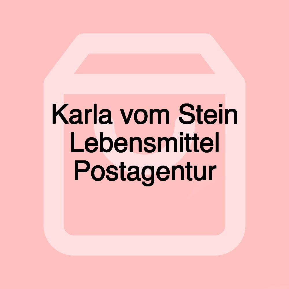 Karla vom Stein Lebensmittel Postagentur