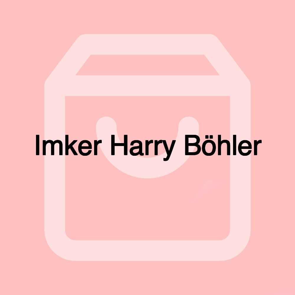 Imker Harry Böhler