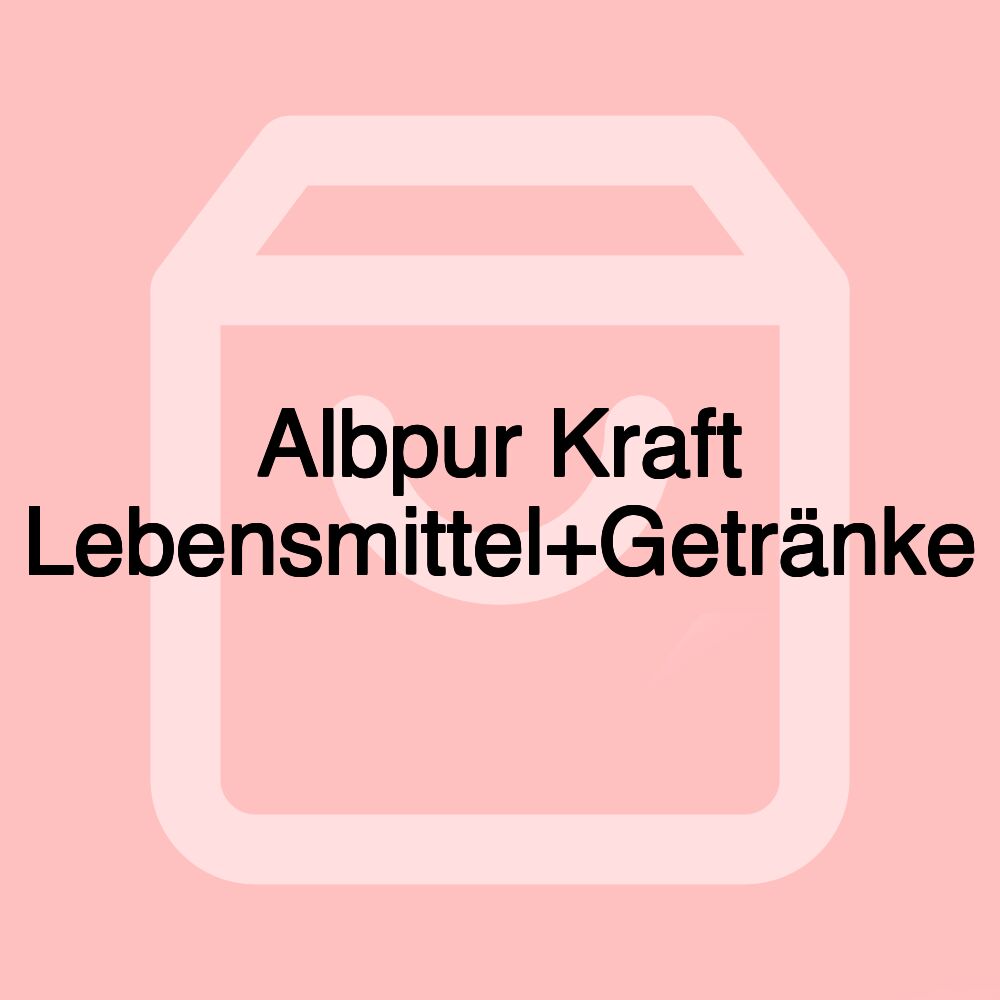 Albpur Kraft Lebensmittel+Getränke