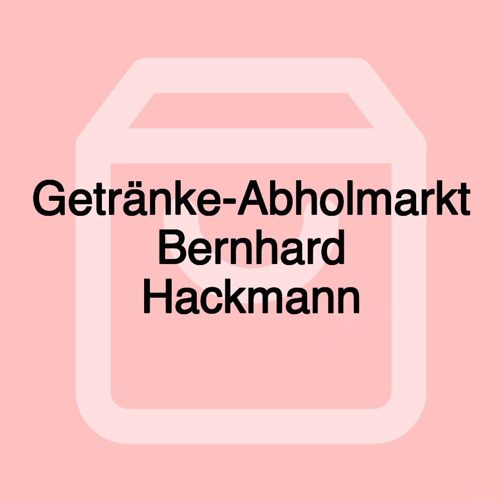 Getränke-Abholmarkt Bernhard Hackmann