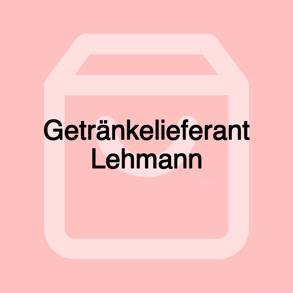 Getränkelieferant Lehmann