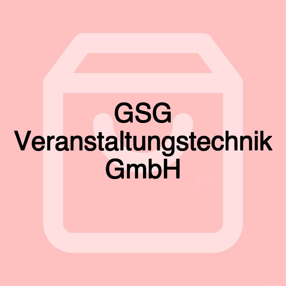 GSG Veranstaltungstechnik GmbH