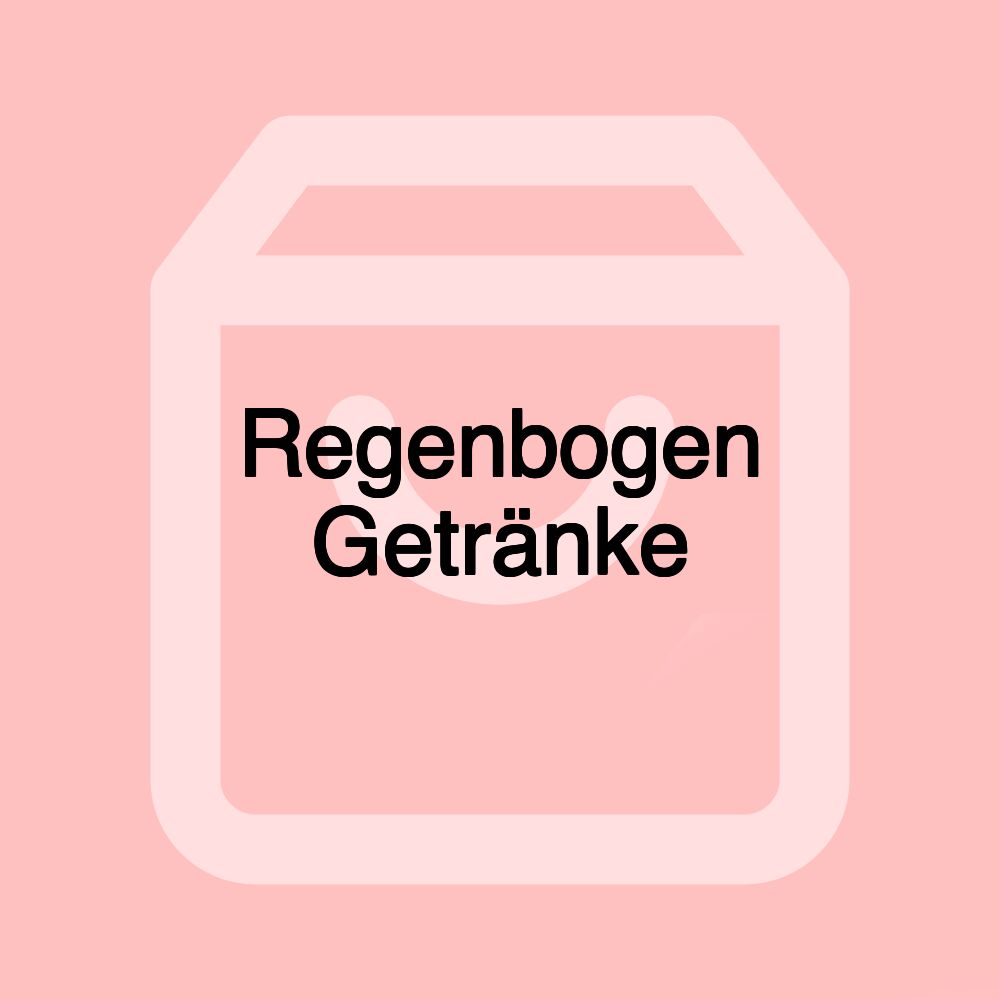 Regenbogen Getränke