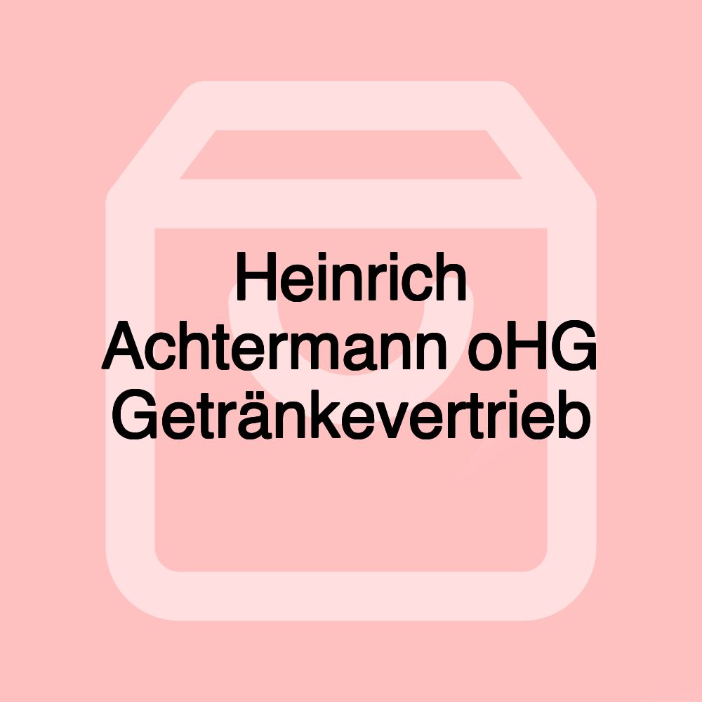 Heinrich Achtermann oHG Getränkevertrieb