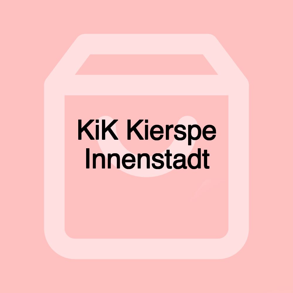 KiK Kierspe Innenstadt