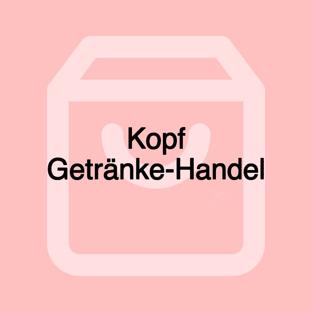 Kopf Getränke-Handel