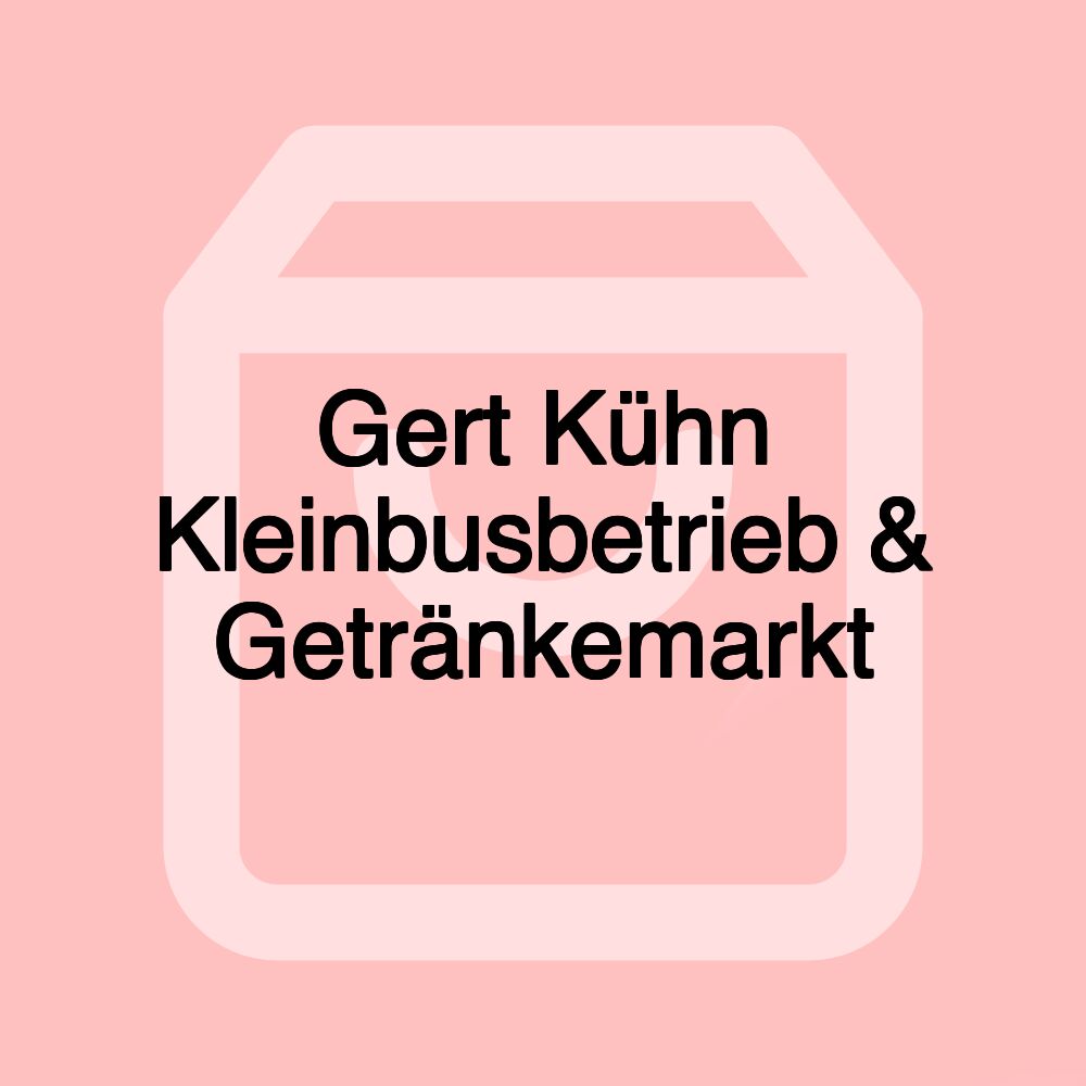 Gert Kühn Kleinbusbetrieb & Getränkemarkt