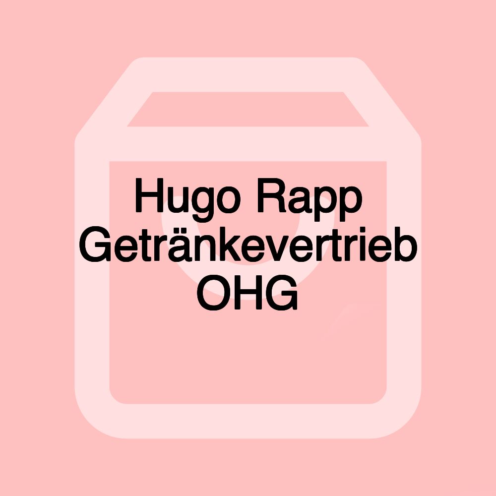 Hugo Rapp Getränkevertrieb OHG