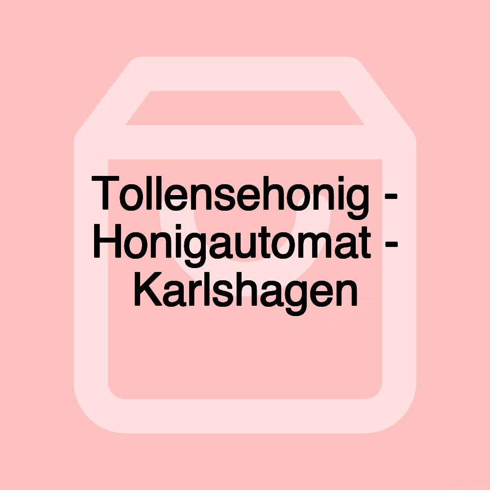 Tollensehonig - Honigautomat - Karlshagen