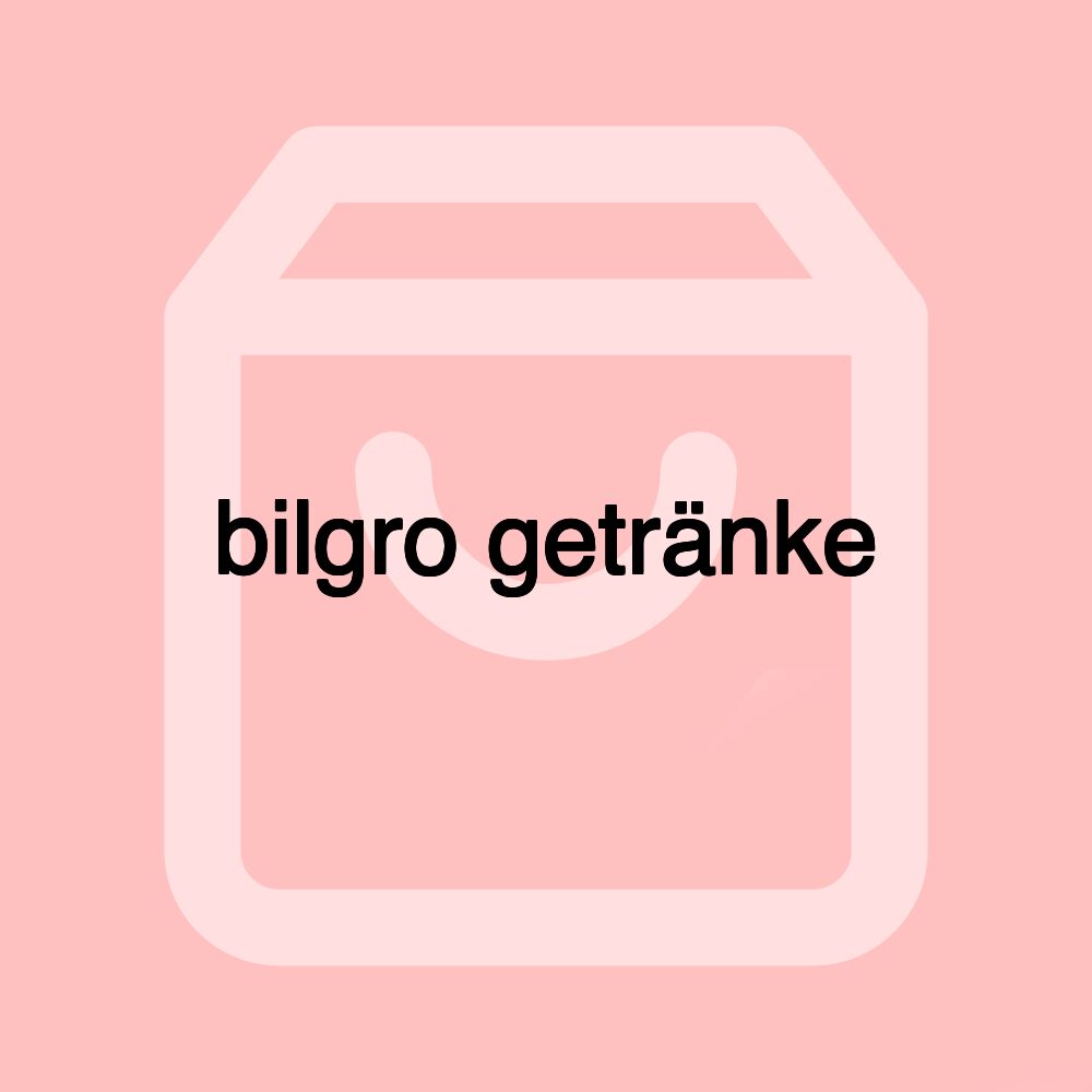 bilgro getränke