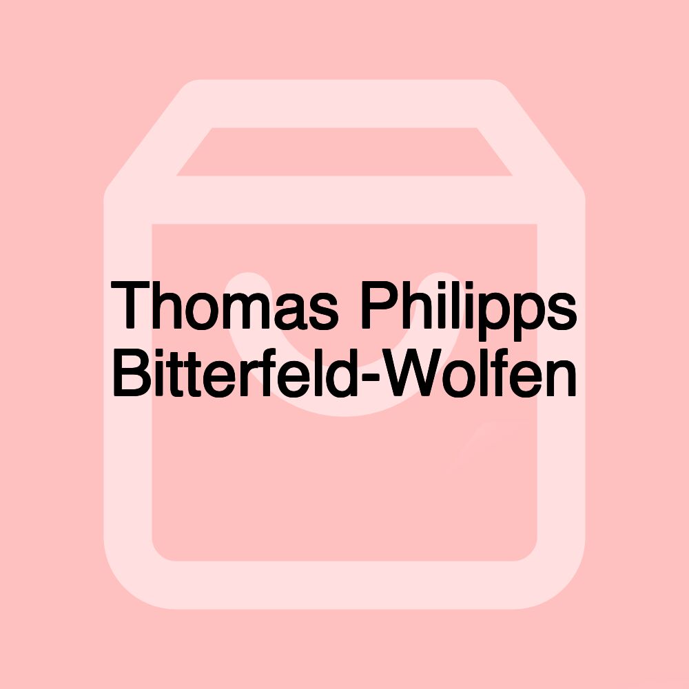 Thomas Philipps Bitterfeld-Wolfen