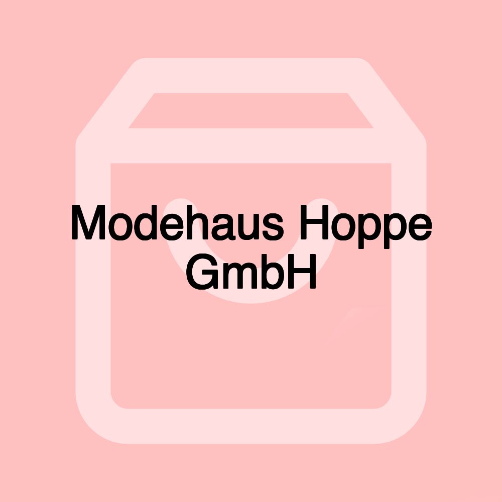 Modehaus Hoppe GmbH