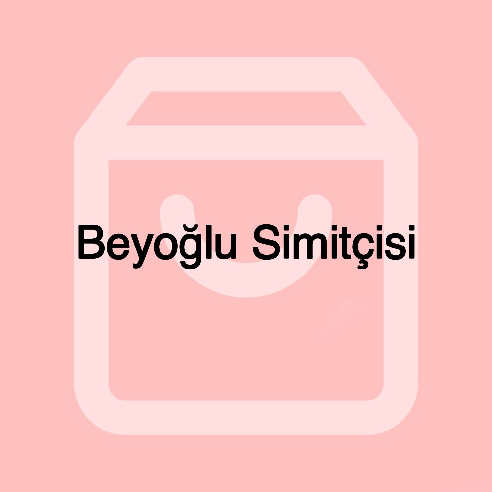 Beyoğlu Simitçisi