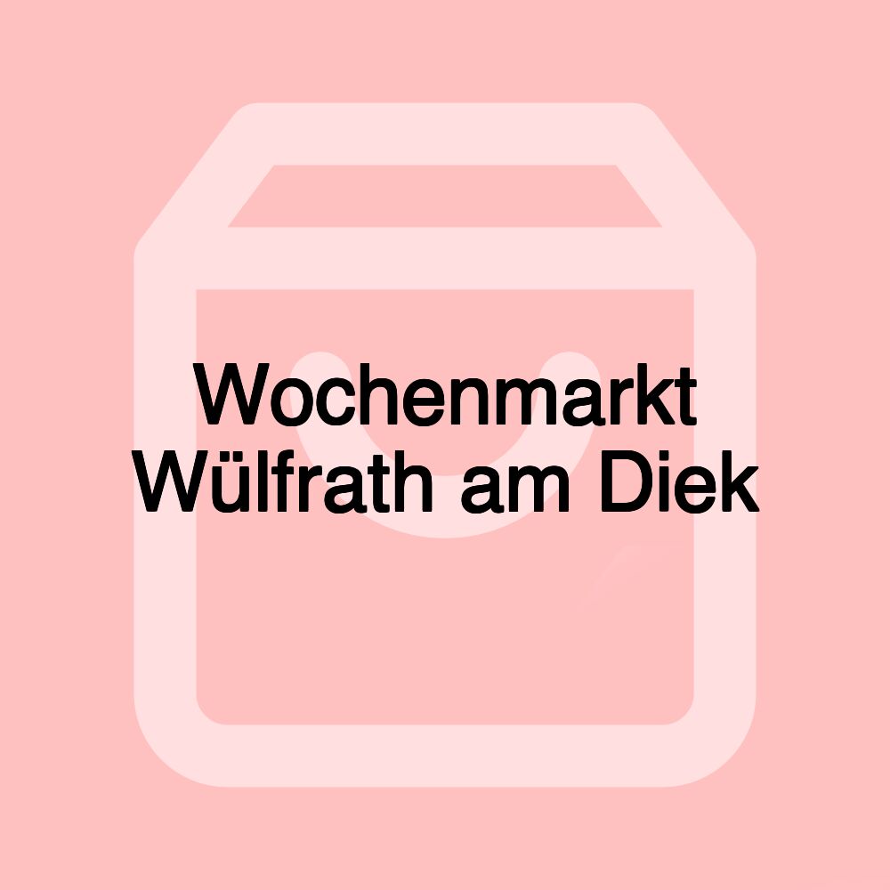 Wochenmarkt Wülfrath am Diek