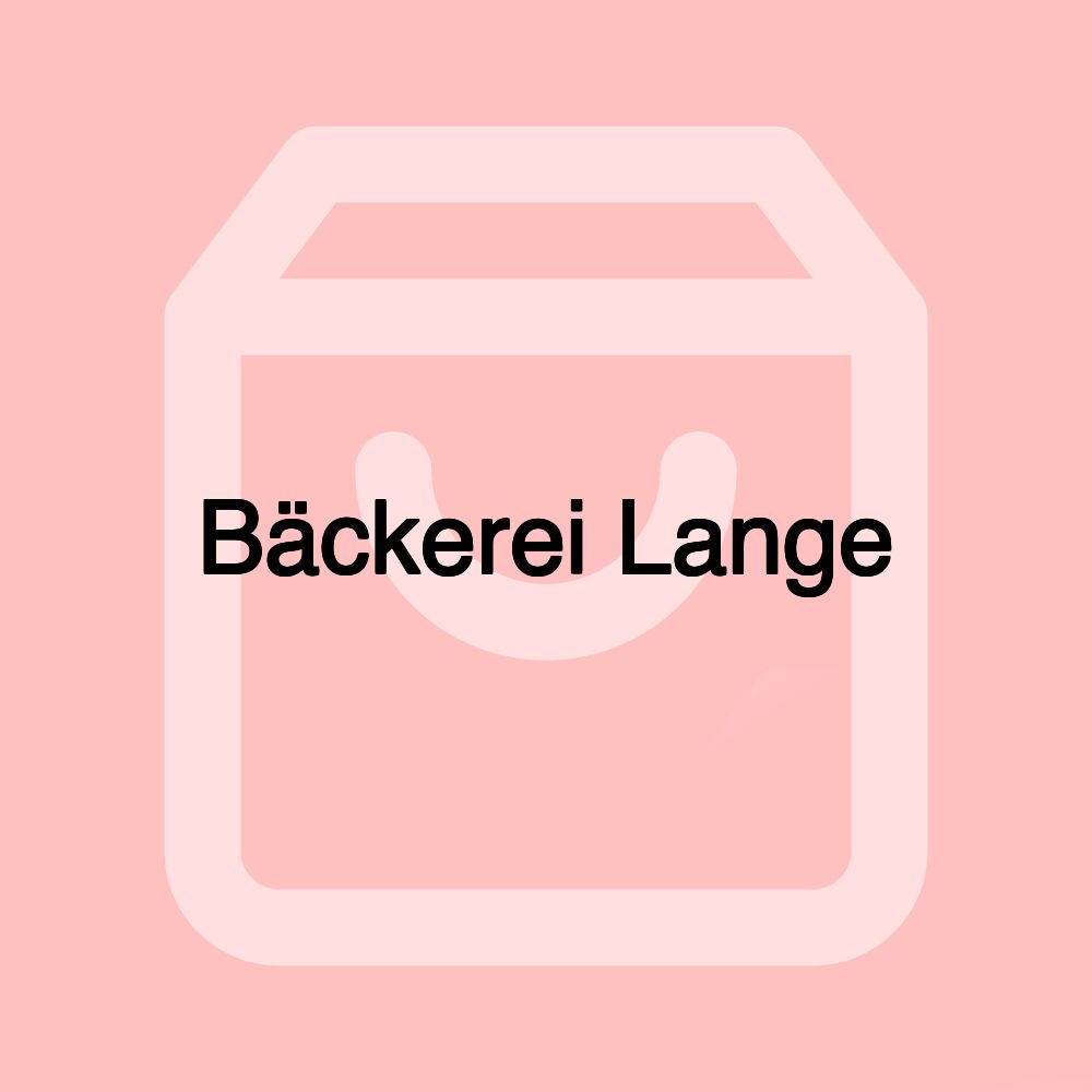 Bäckerei Lange