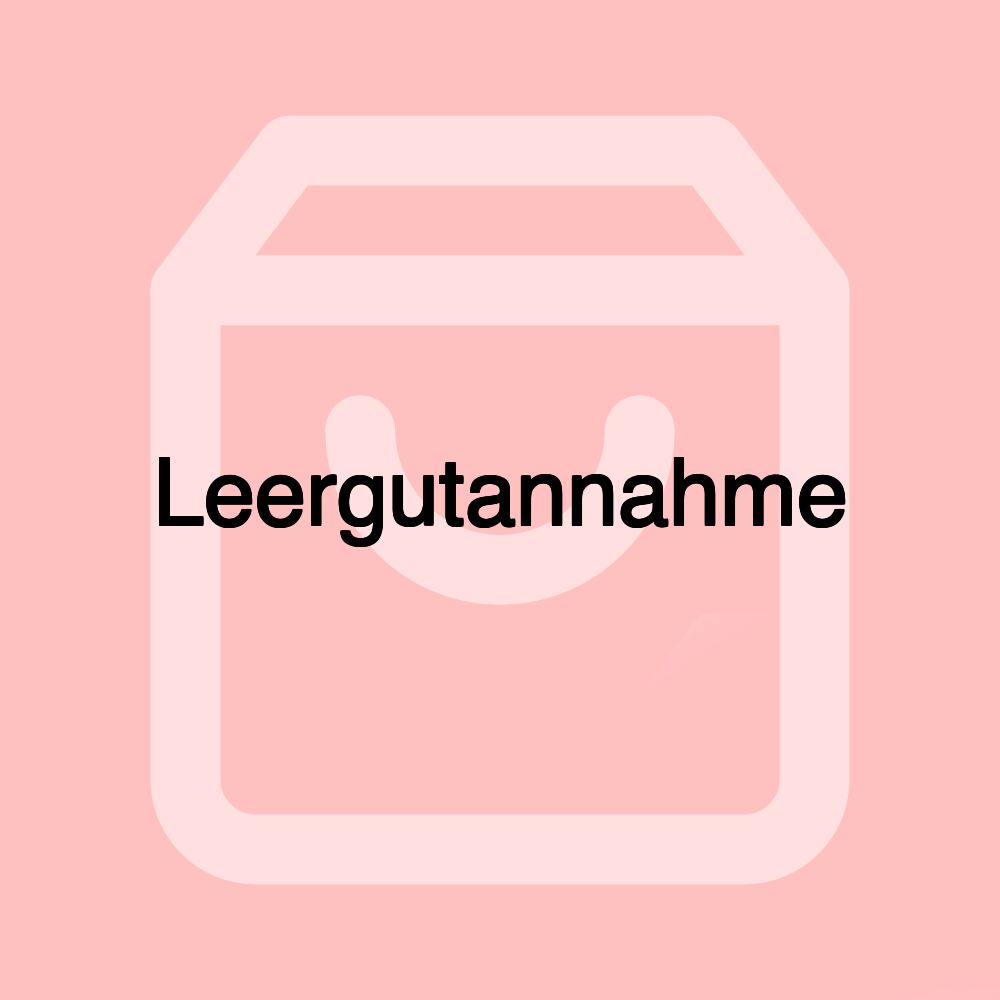 Leergutannahme