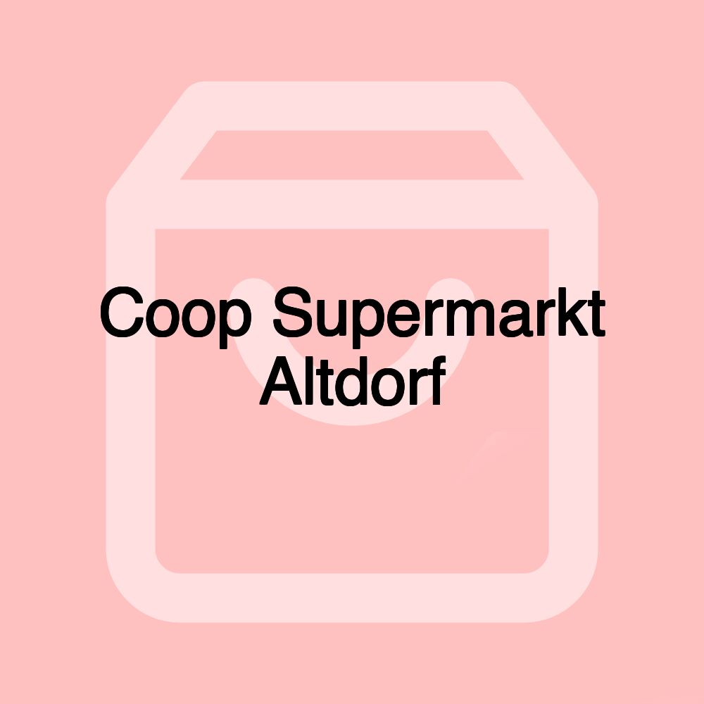 Coop Supermarkt Altdorf