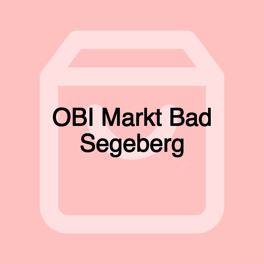 OBI Markt Bad Segeberg