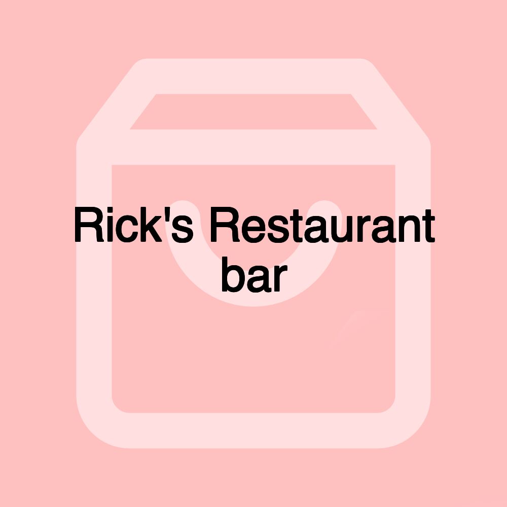 Rick's Restaurant bar