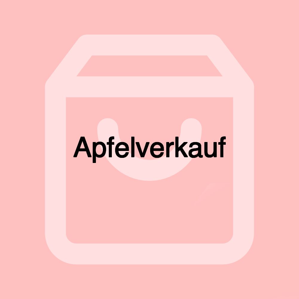 Apfelverkauf