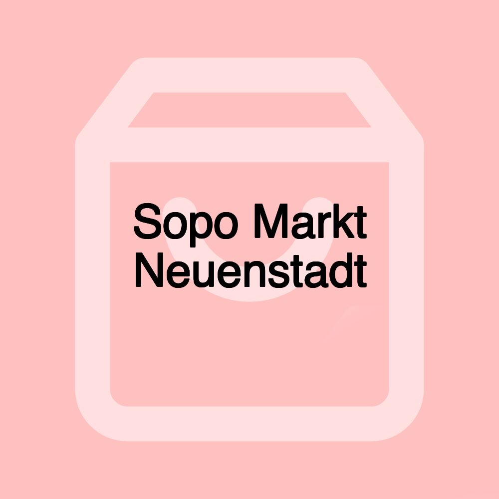 Sopo Markt Neuenstadt