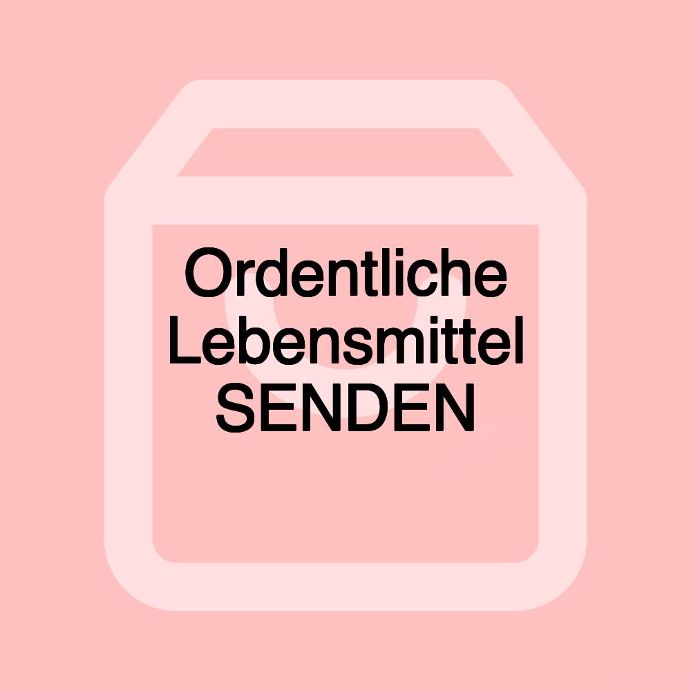Ordentliche Lebensmittel SENDEN