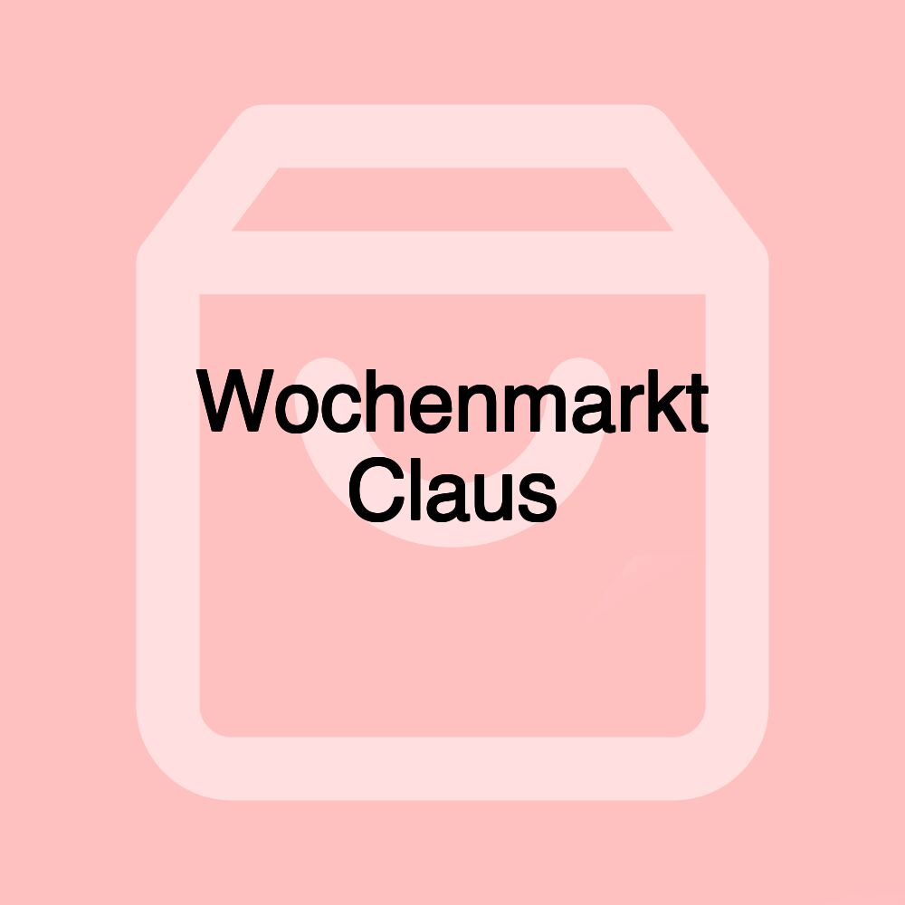 Wochenmarkt Claus