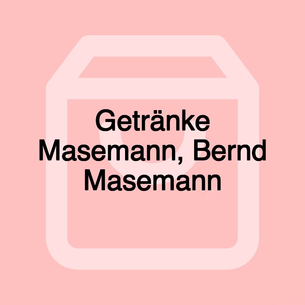 Getränke Masemann, Bernd Masemann